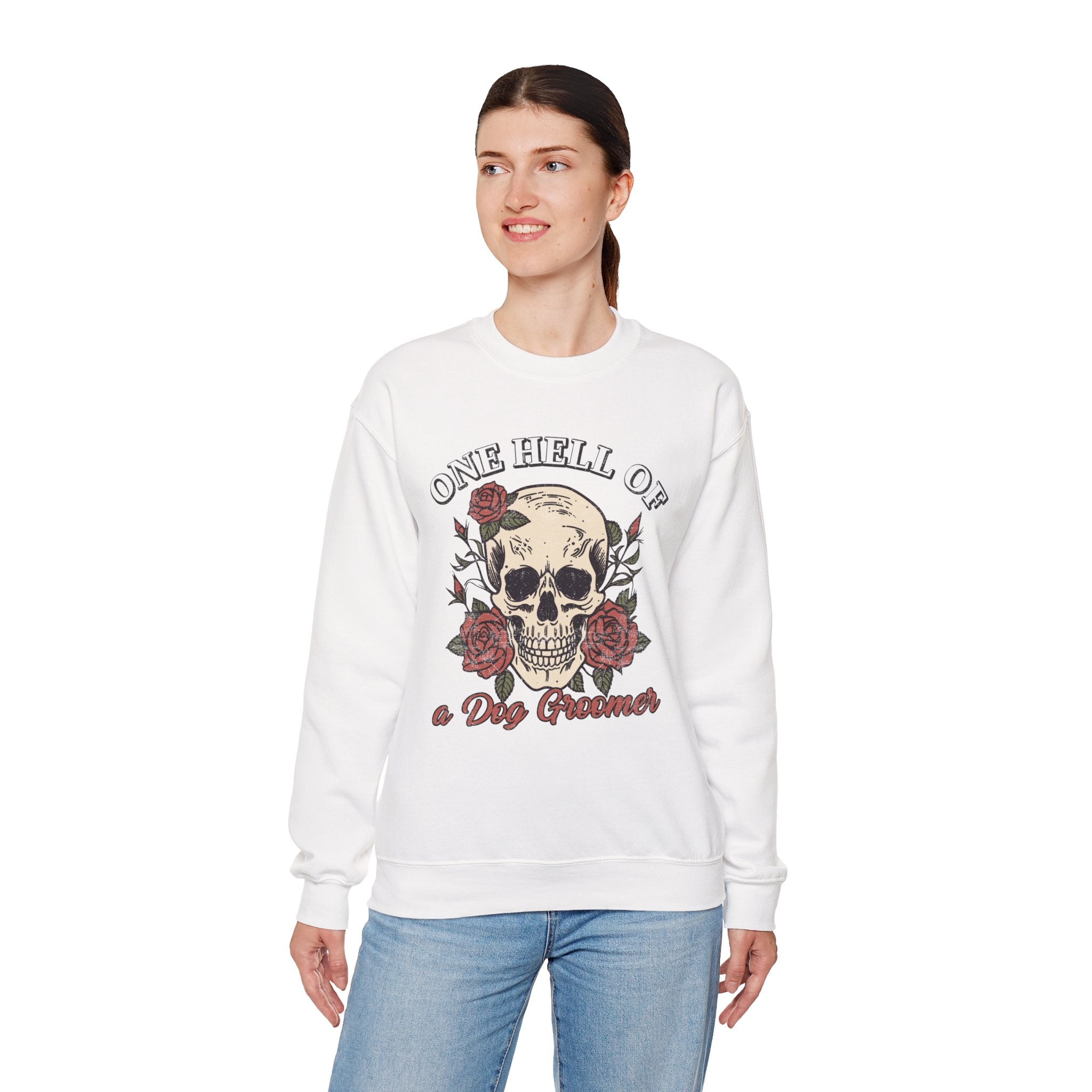 One Hell Of A Dog Groomer Sweatshirt