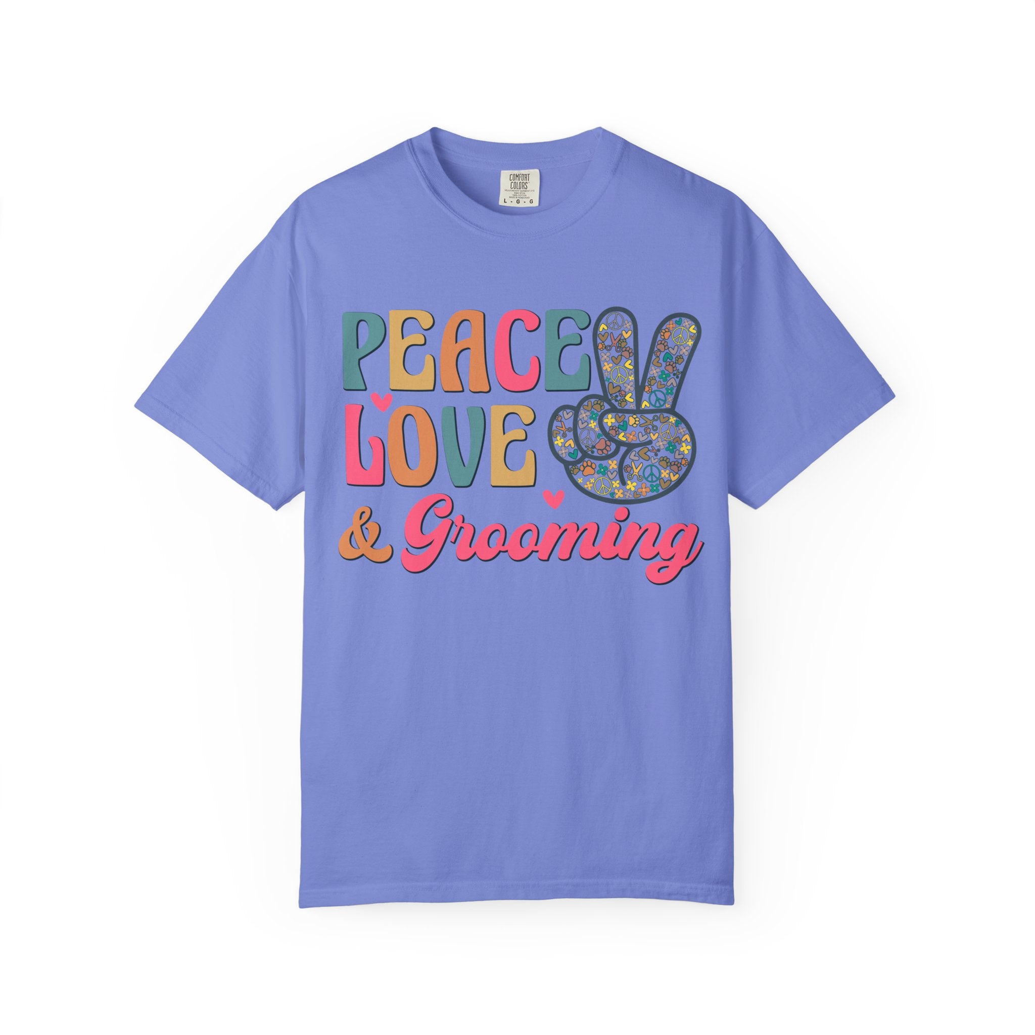 Peace Love & Grooming Tee
