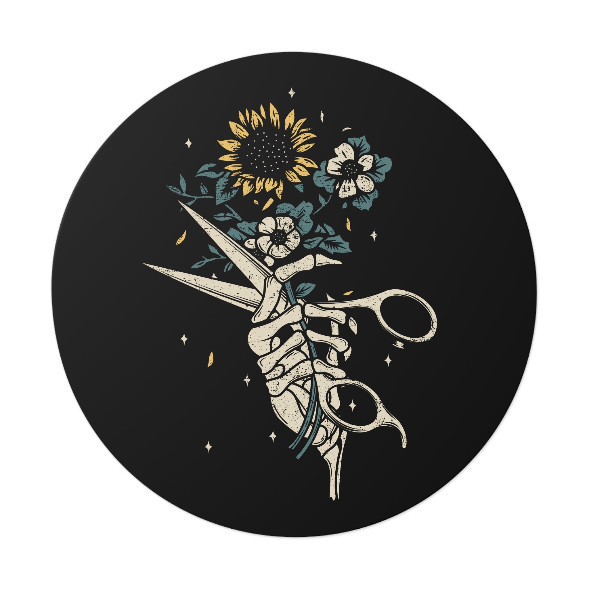 Botanical Scissors Sticker