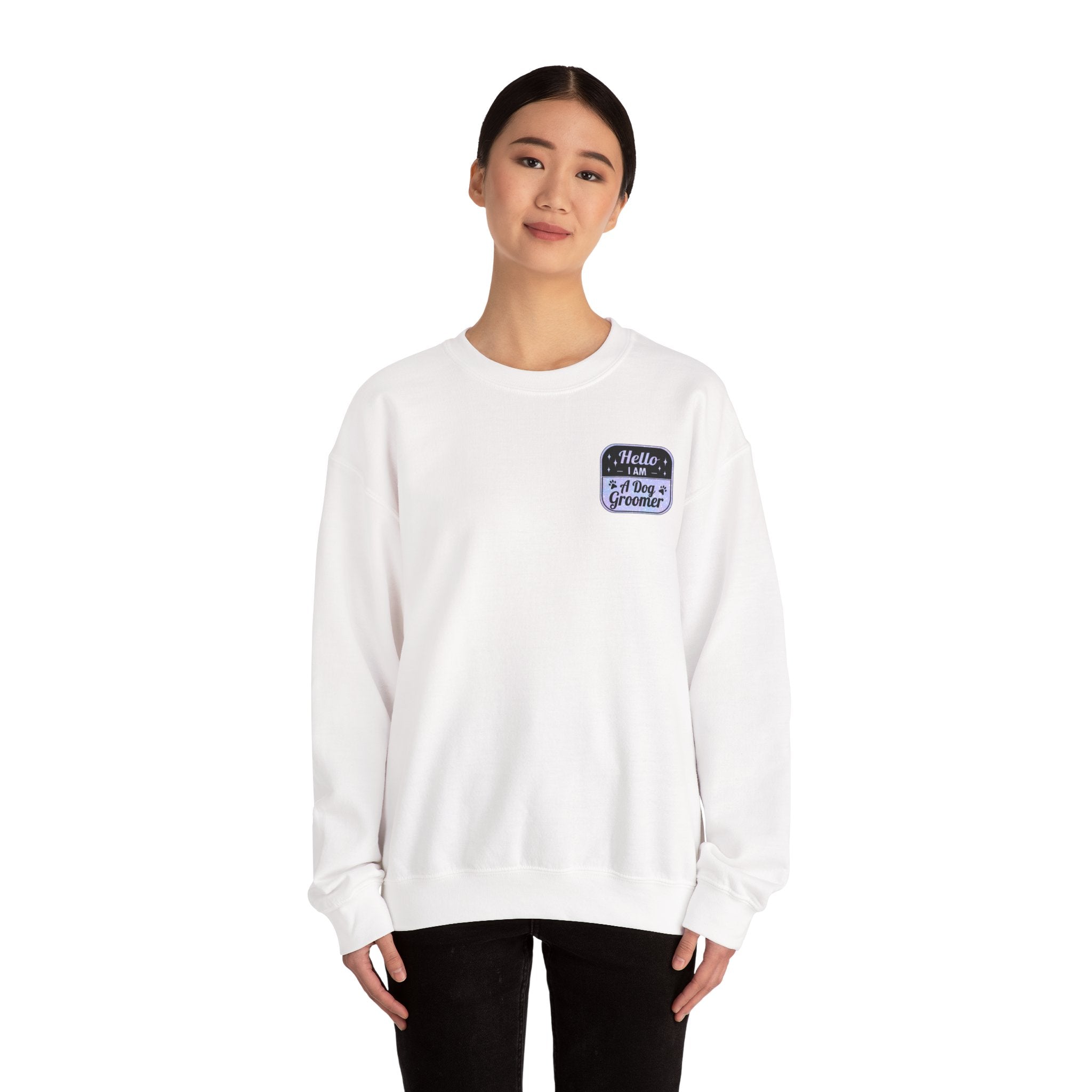 Hello I Am A Dog Groomer Sweatshirt