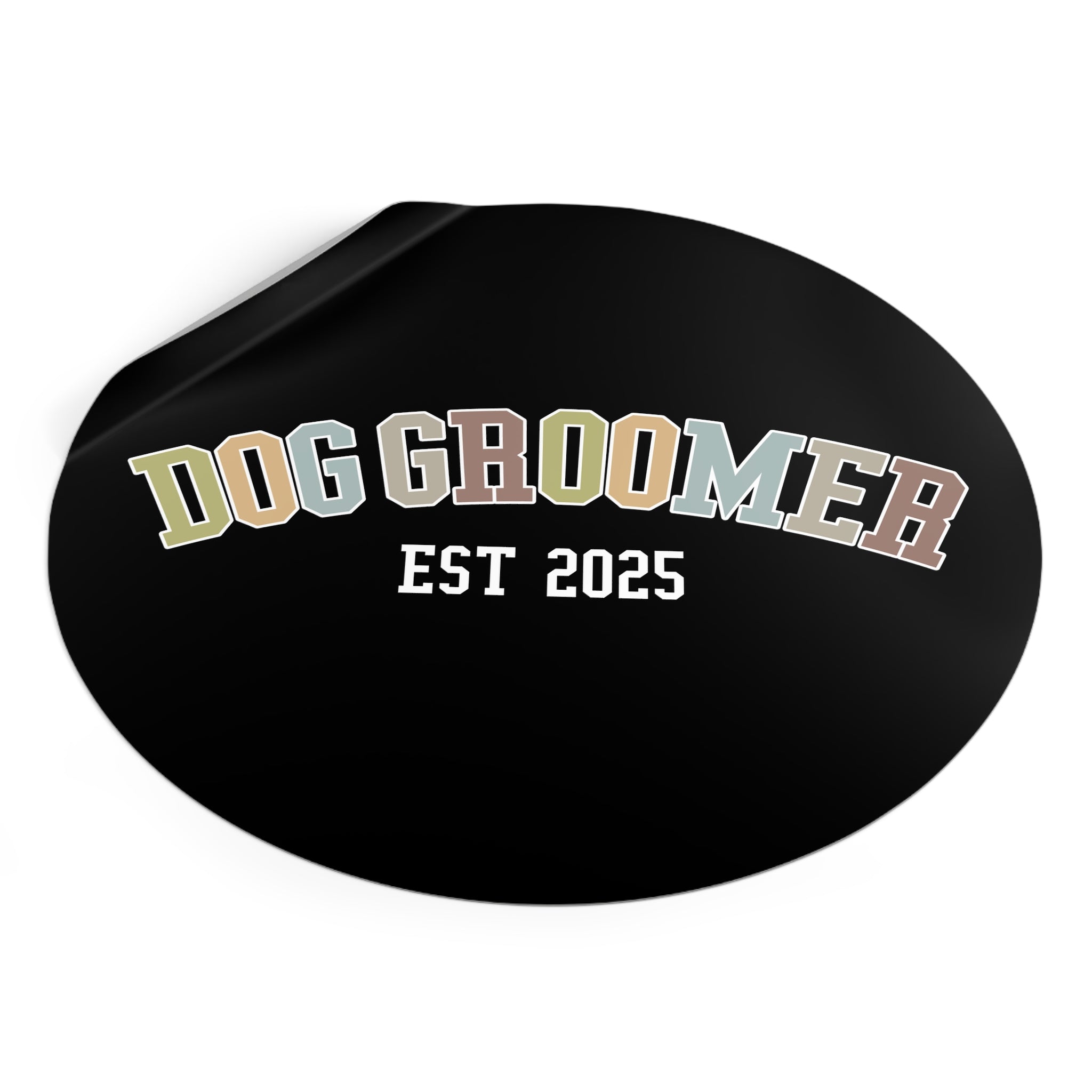 Dog Groomer Est Sticker
