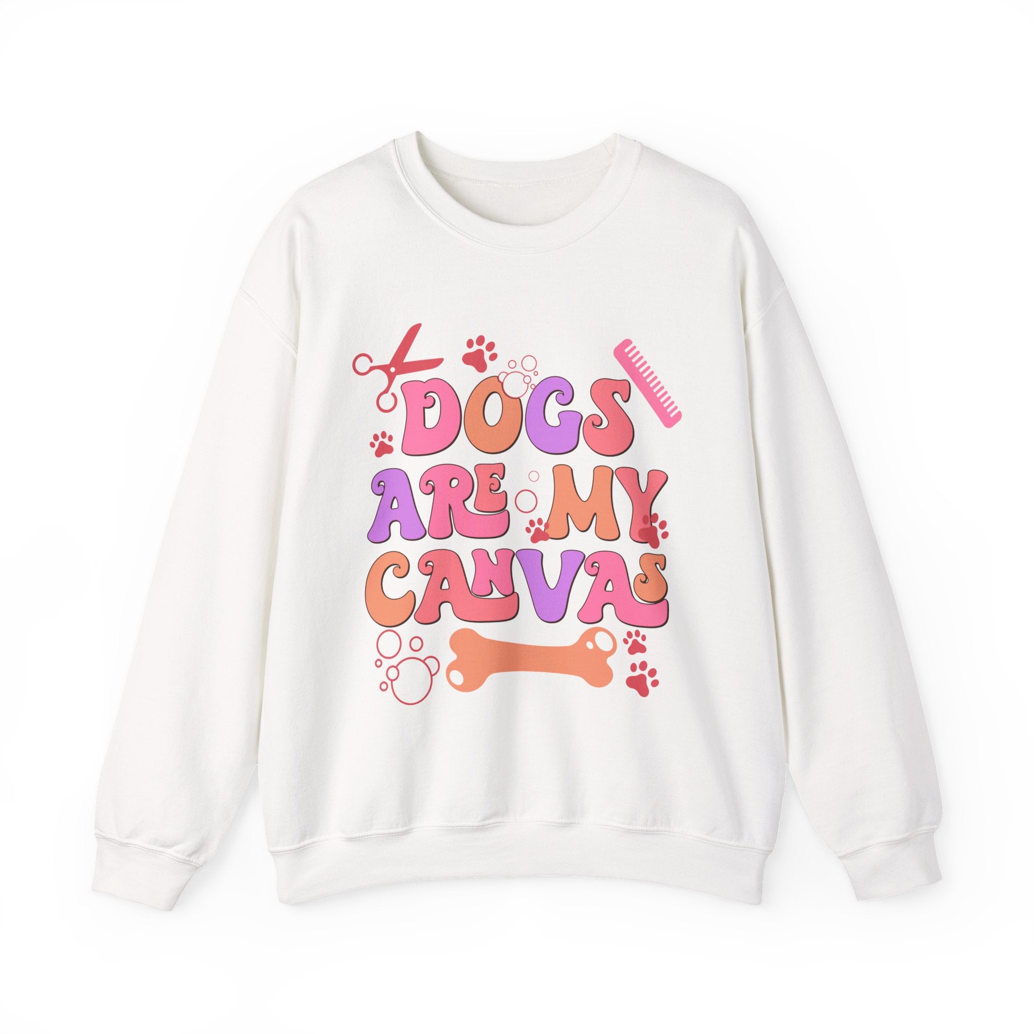 Dogs Are My Canvas Sweatshirt