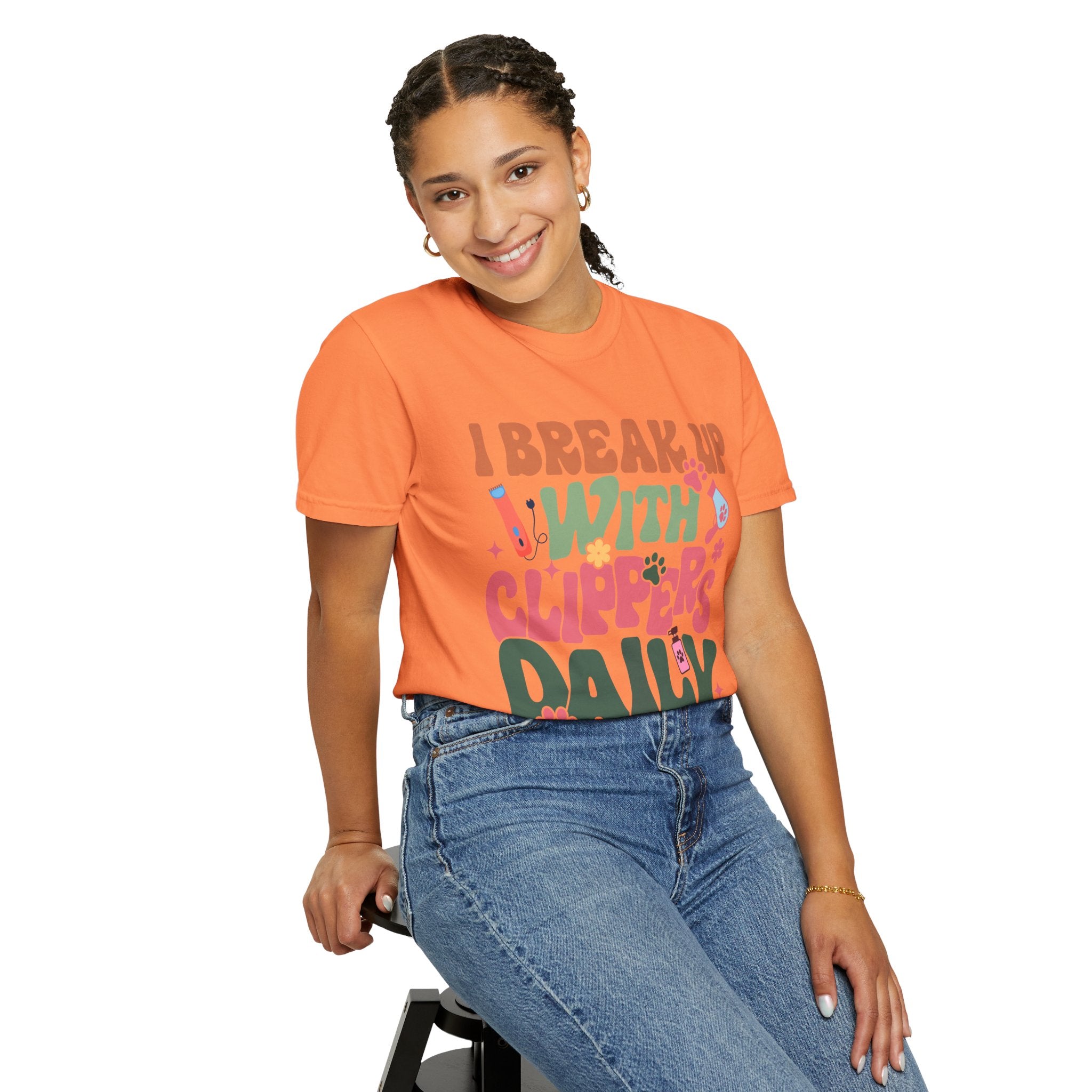 I Break Up With Clippers Daily Tee