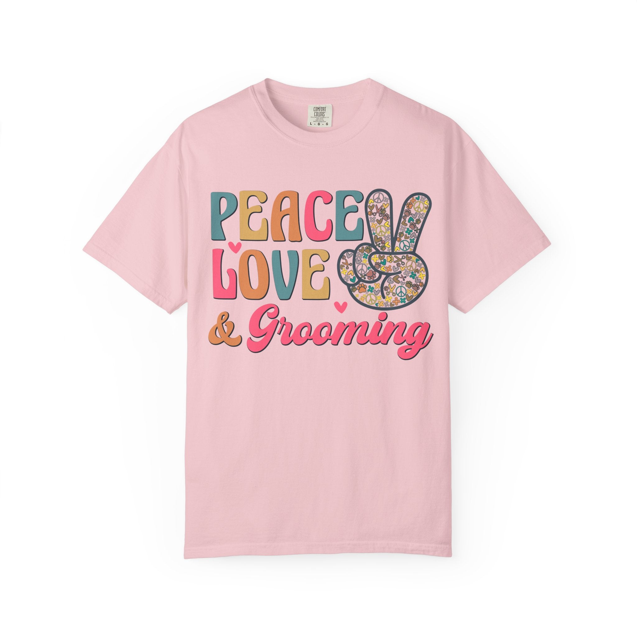 Peace Love & Grooming Tee