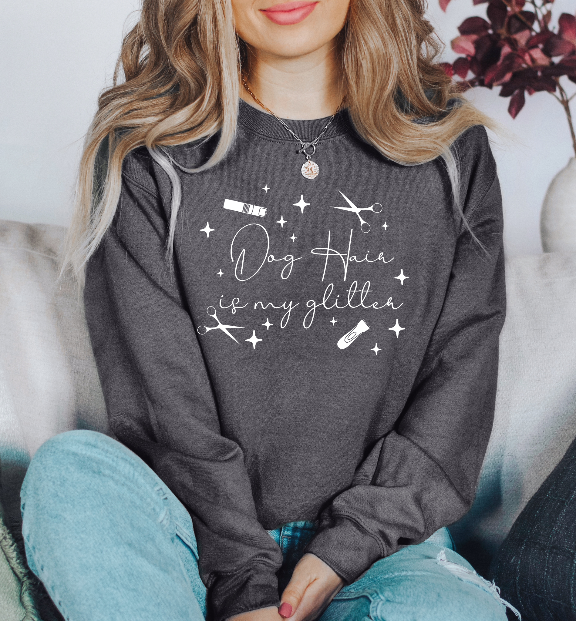 Dog Hair Is My Glitter Sweatshirt
