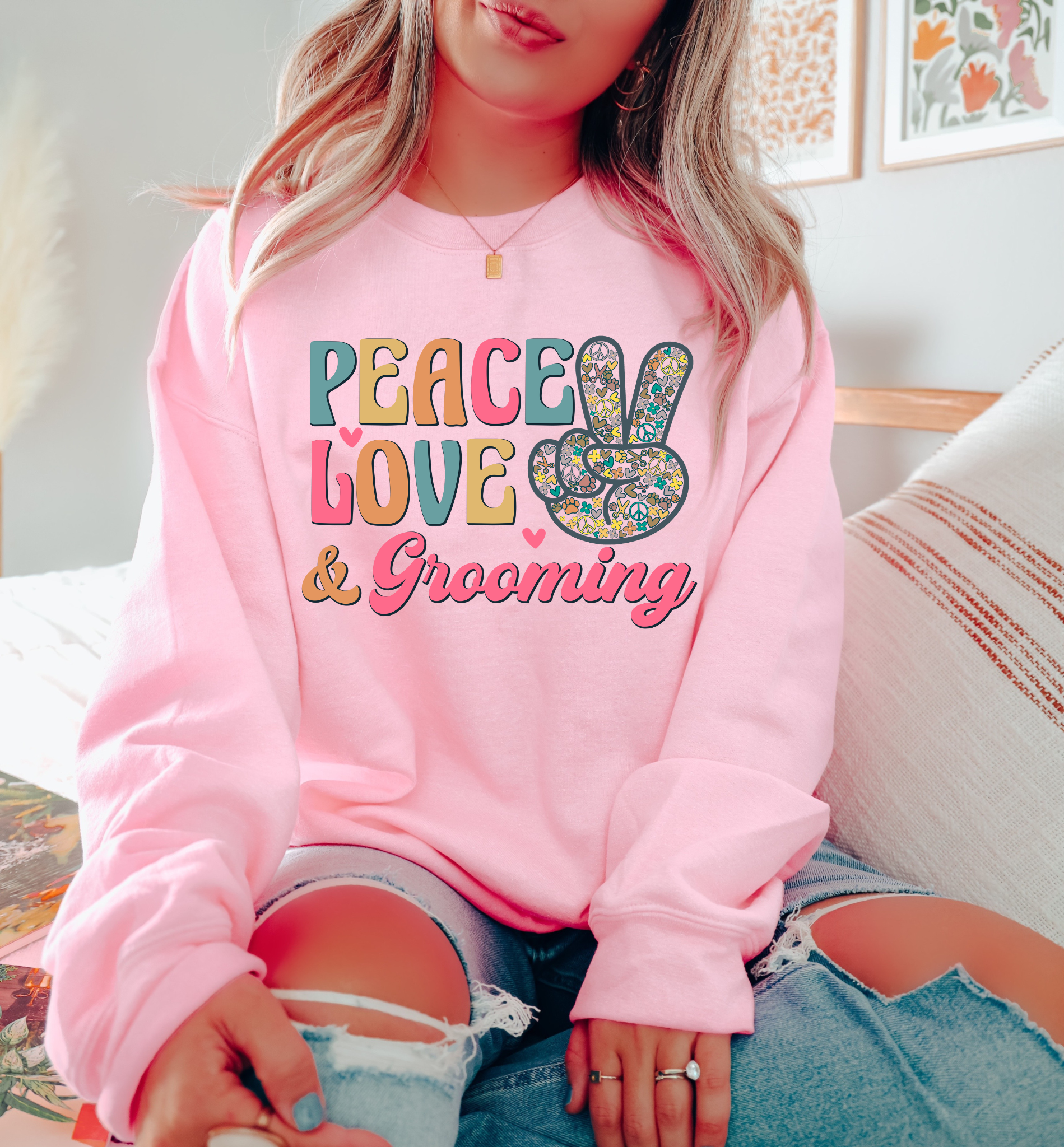 Peace Love & Grooming Sweatshirt