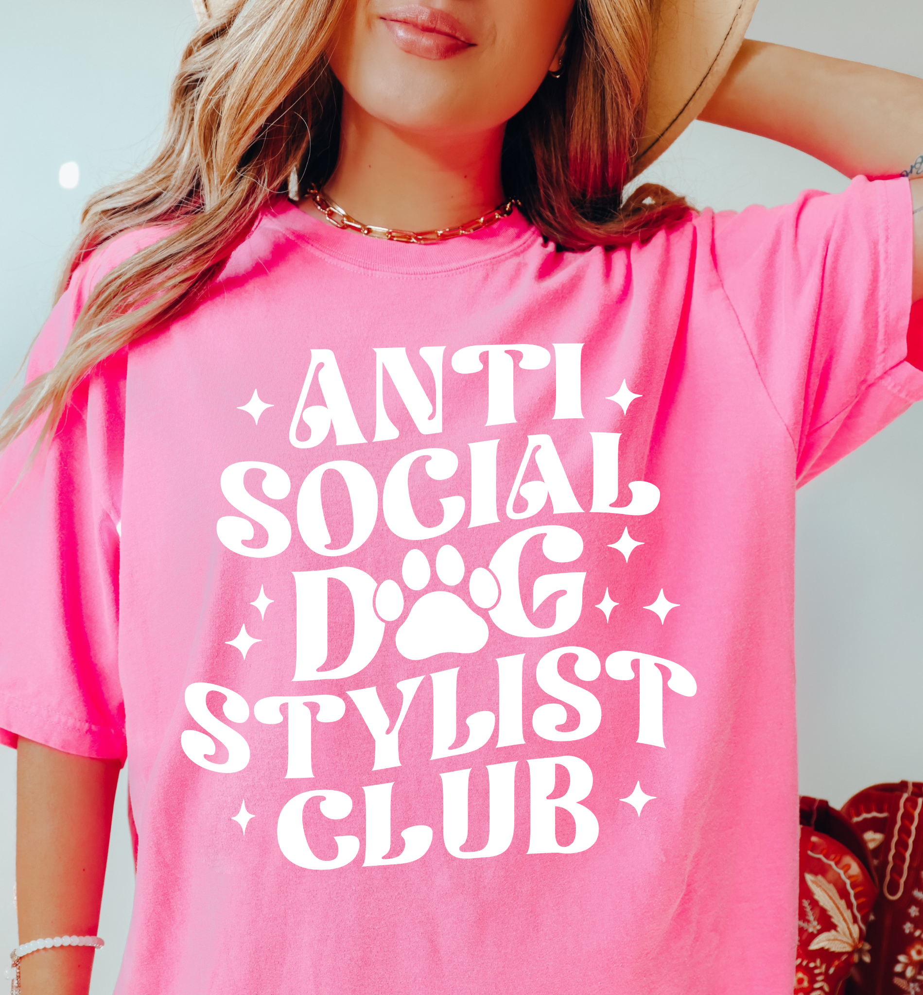 Anti-Social Dog Stylist Tee