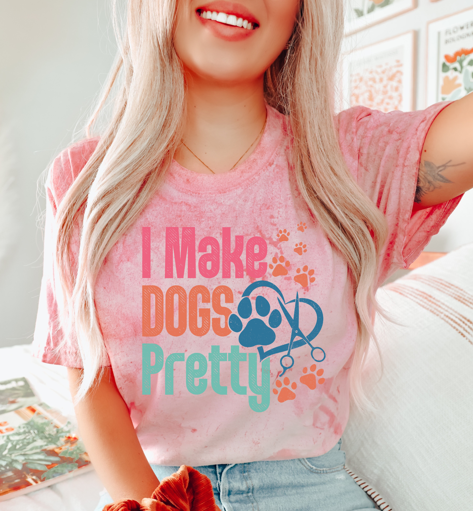 I Make Dogs Pretty Premium Tee
