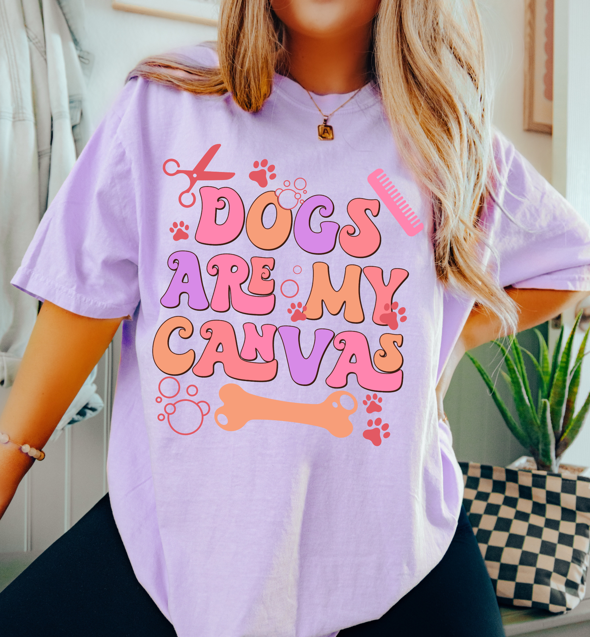 Dogs Are My Canvas Tee