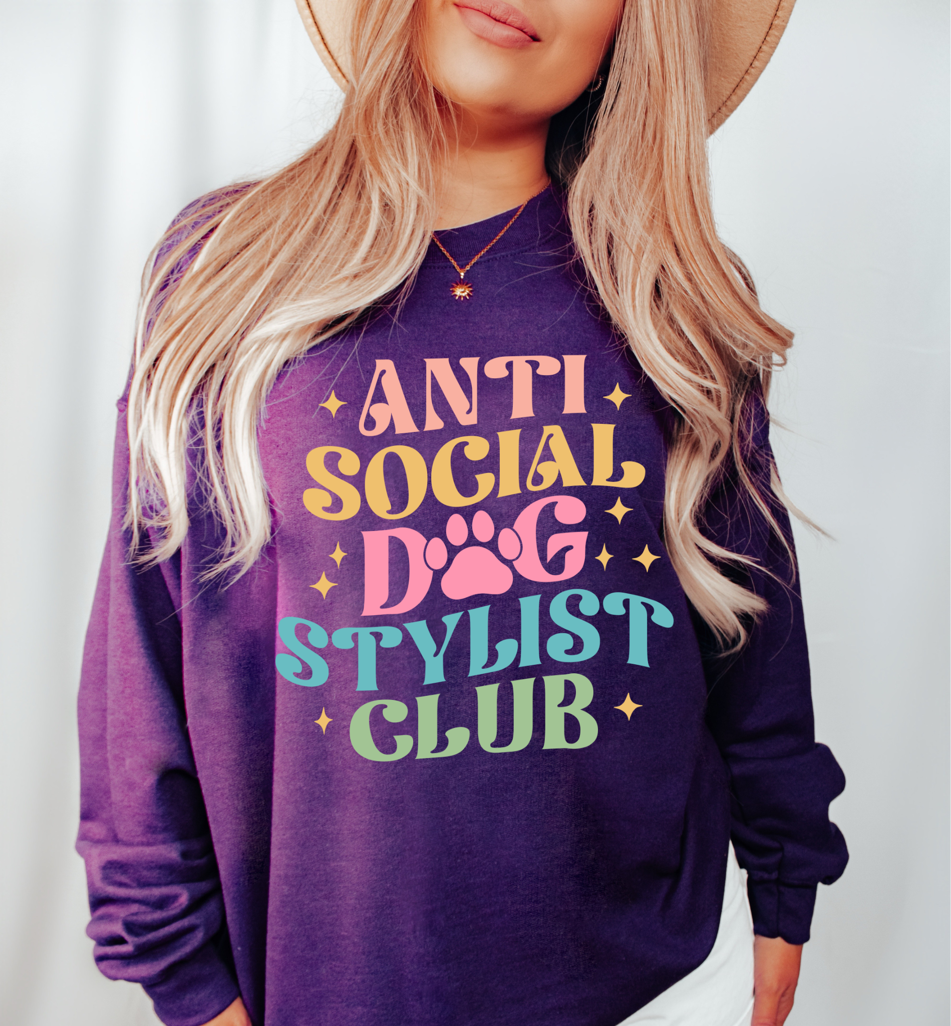 Anti Social Dog Stylist Club Sweatshirt