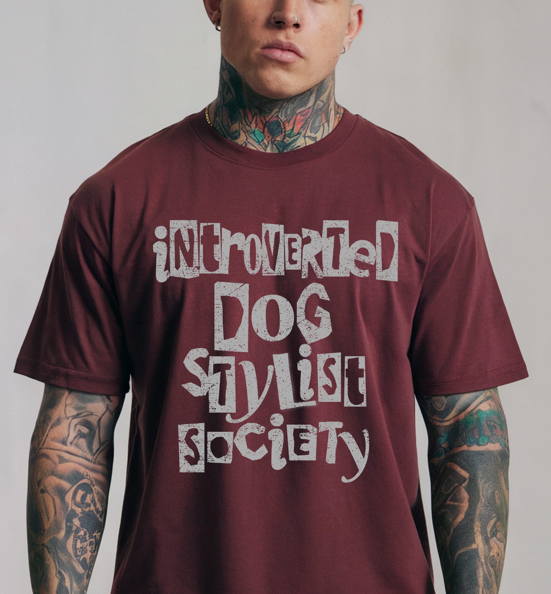 Introverted Dog Stylist Society Tee