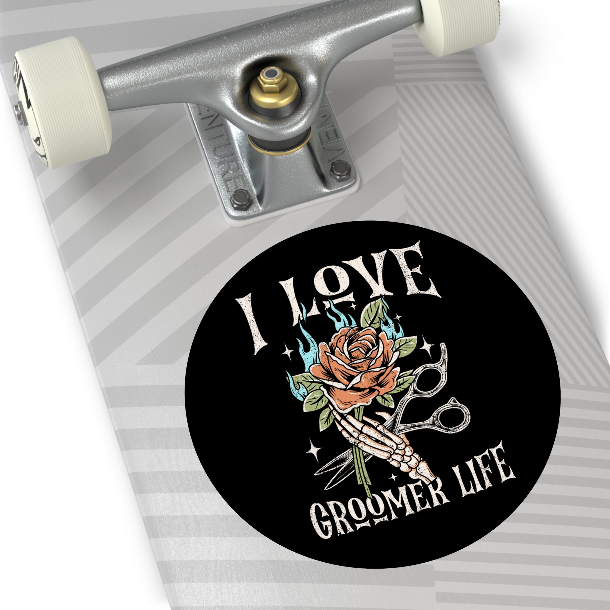 I Love Groomer Life Sticker