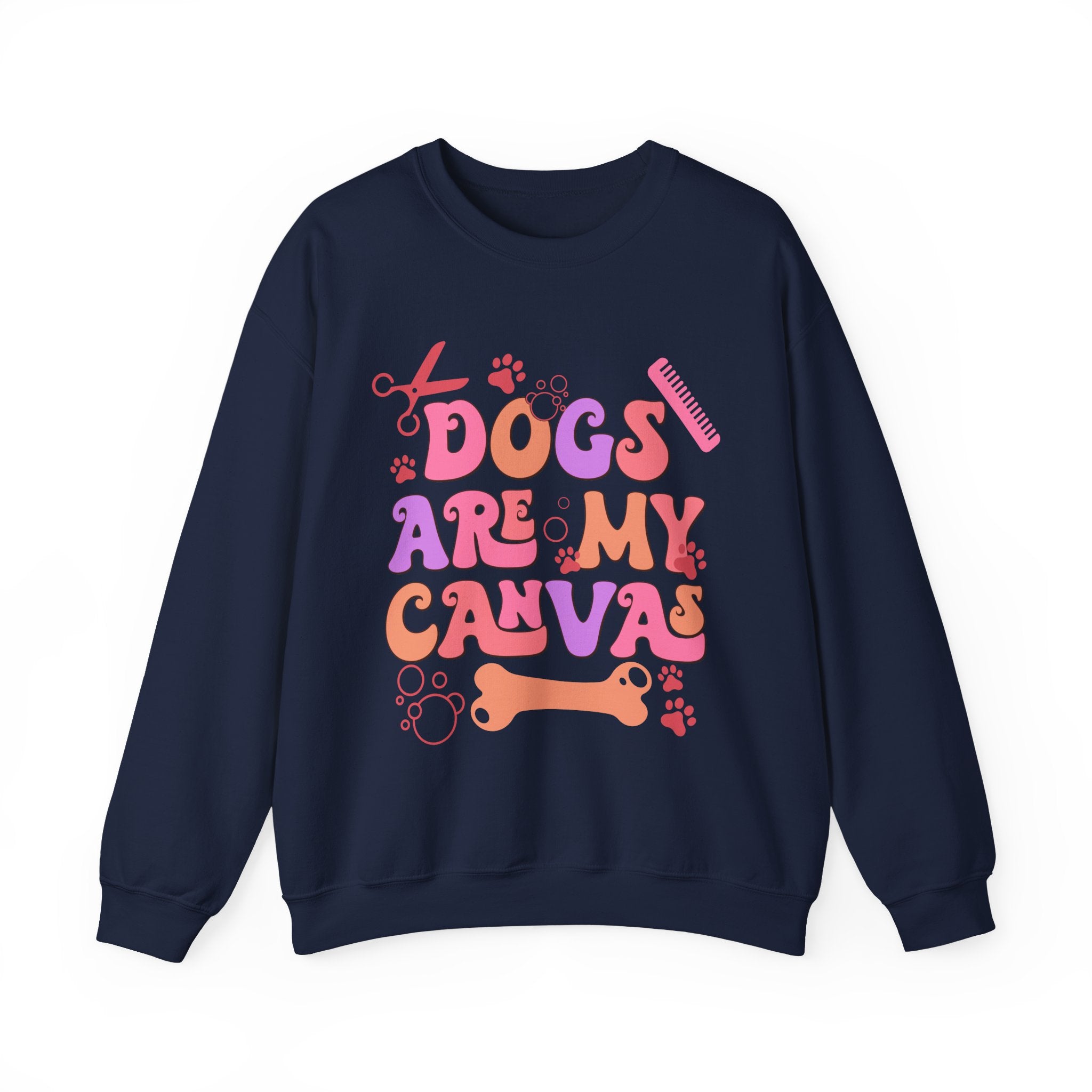 Dogs Are My Canvas Sweatshirt