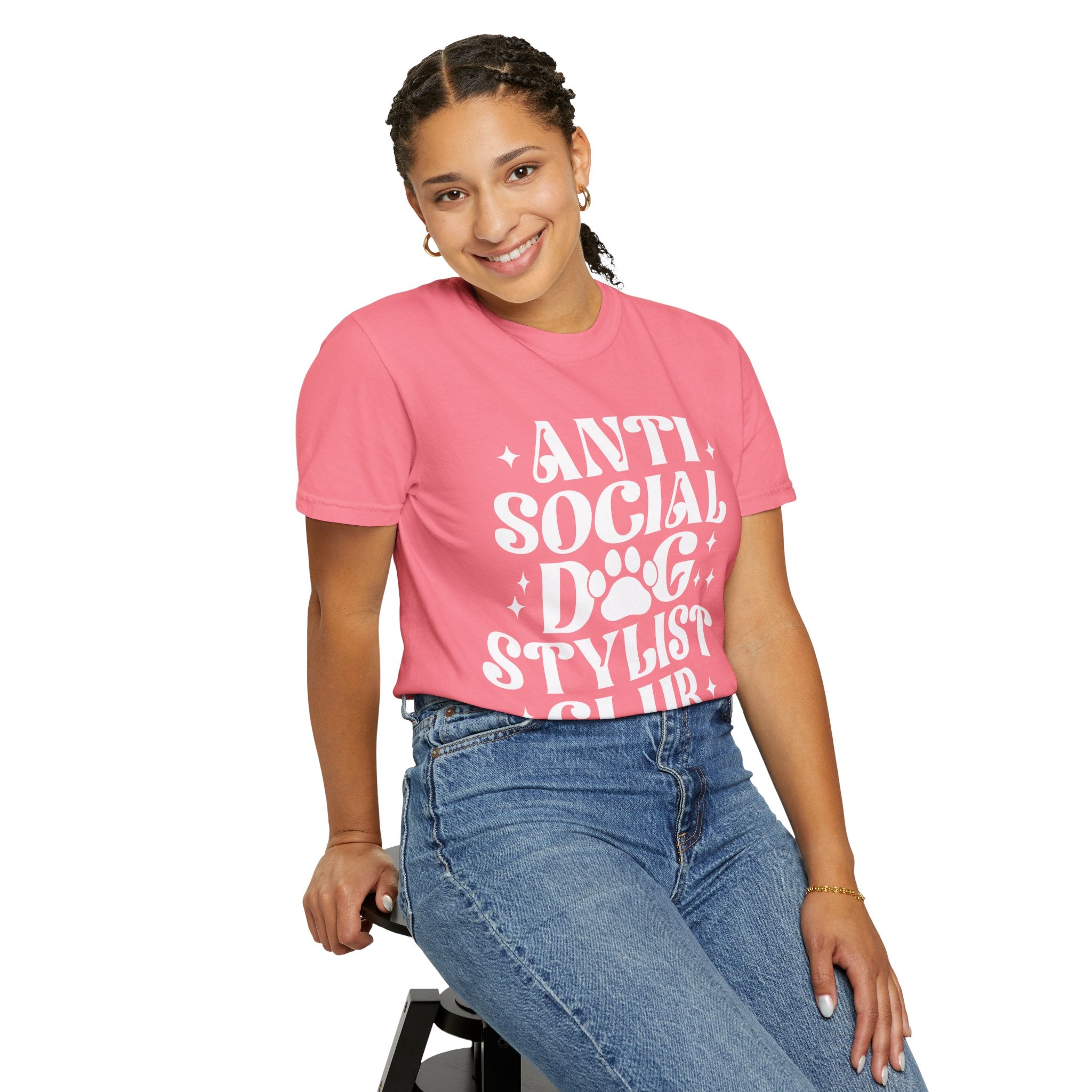 Anti-Social Dog Stylist Tee