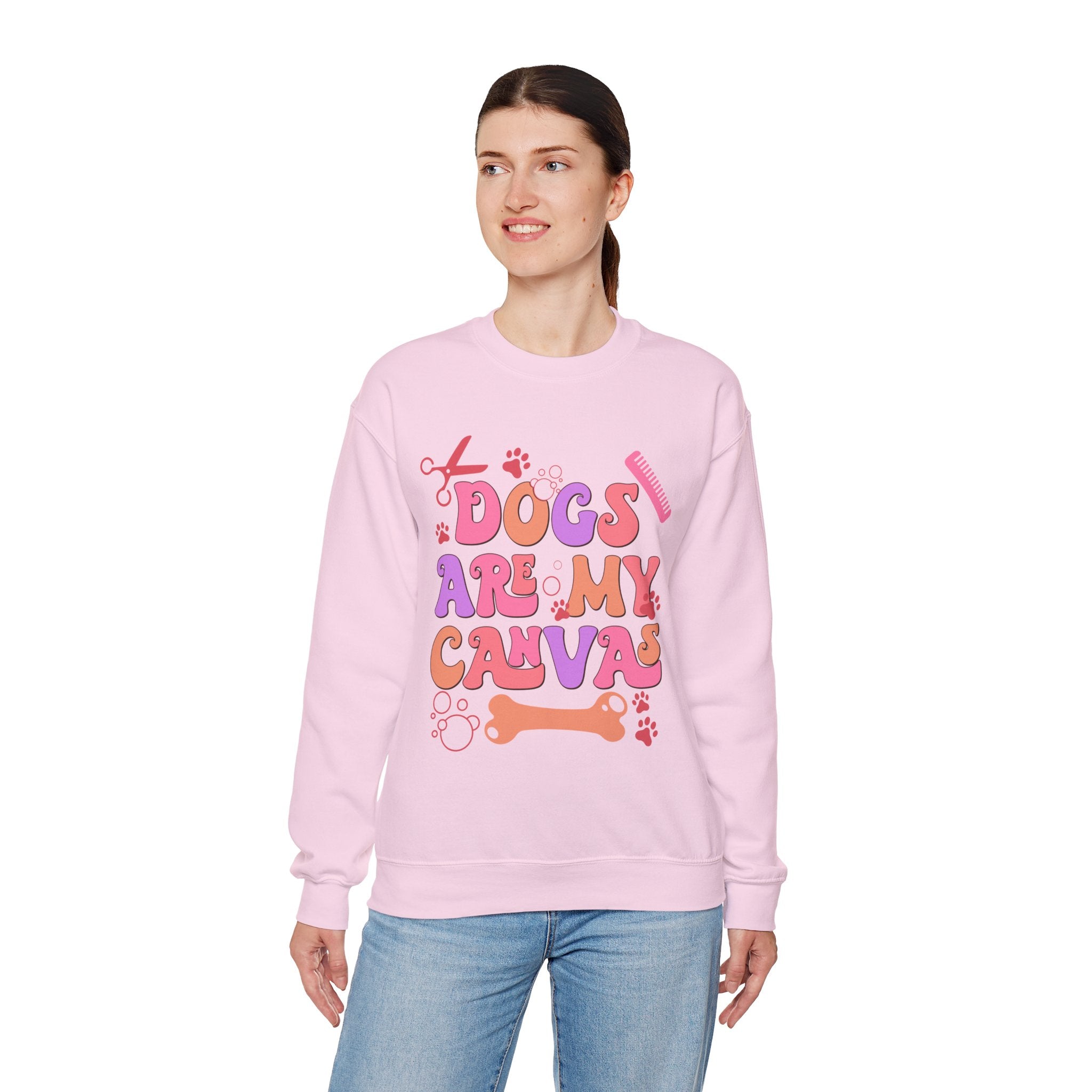 Dogs Are My Canvas Sweatshirt