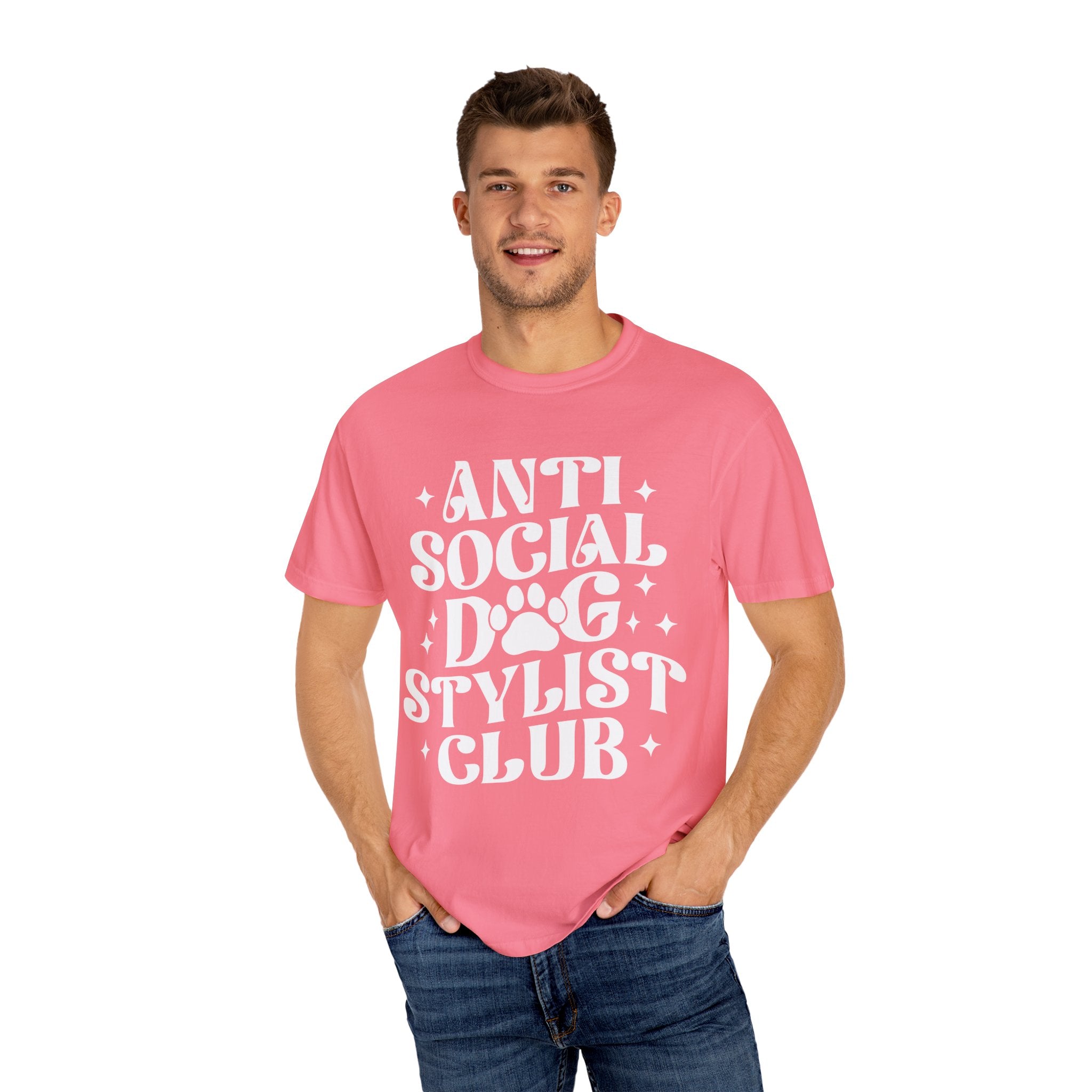 Anti-Social Dog Stylist Tee
