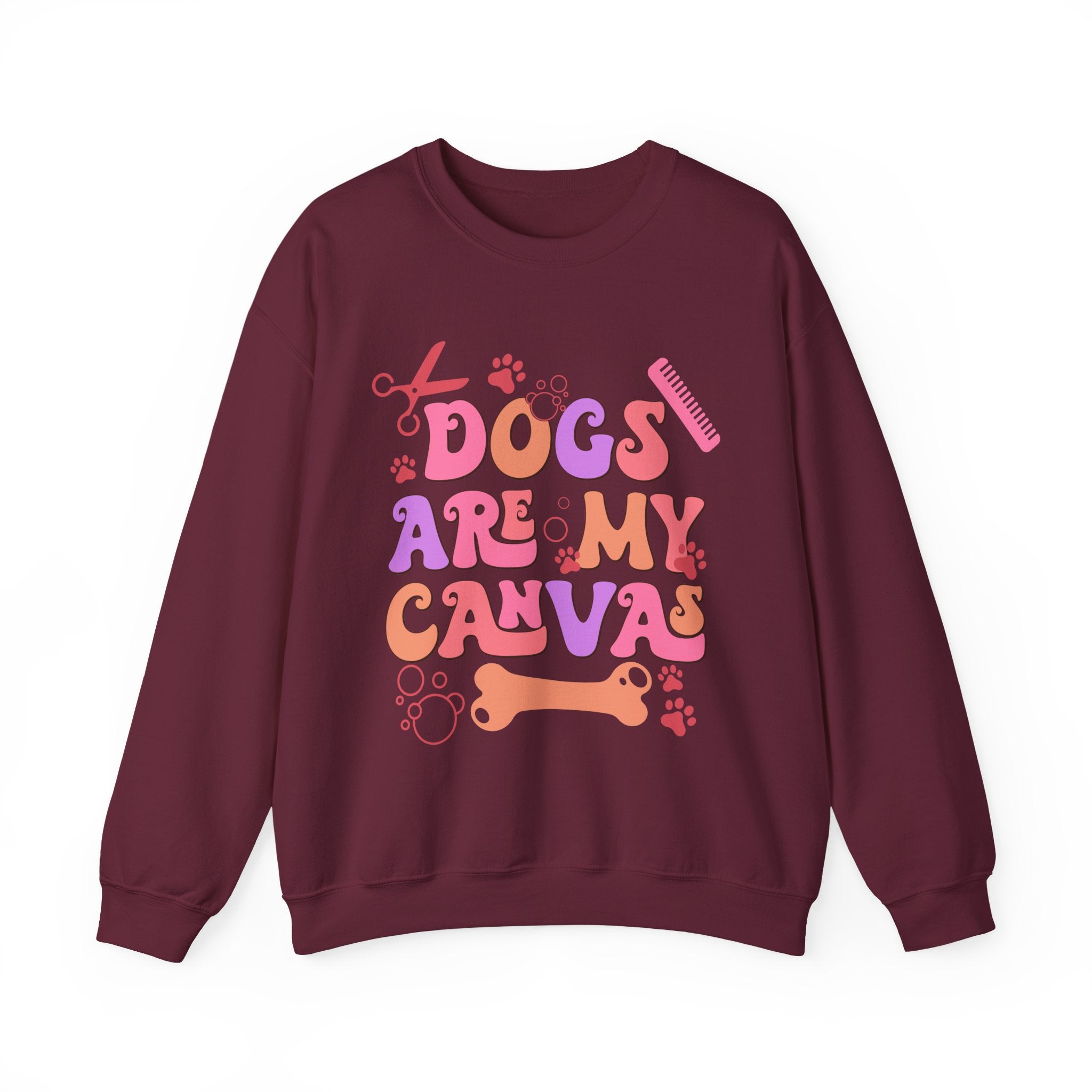 Dogs Are My Canvas Sweatshirt