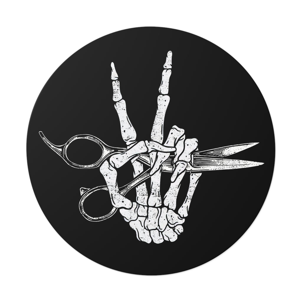 Skeleton Shears Sticker