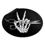 Skeleton Shears Sticker