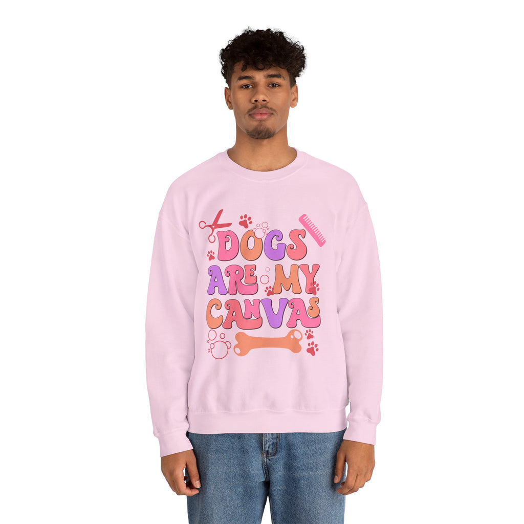 Dogs Are My Canvas Sweatshirt