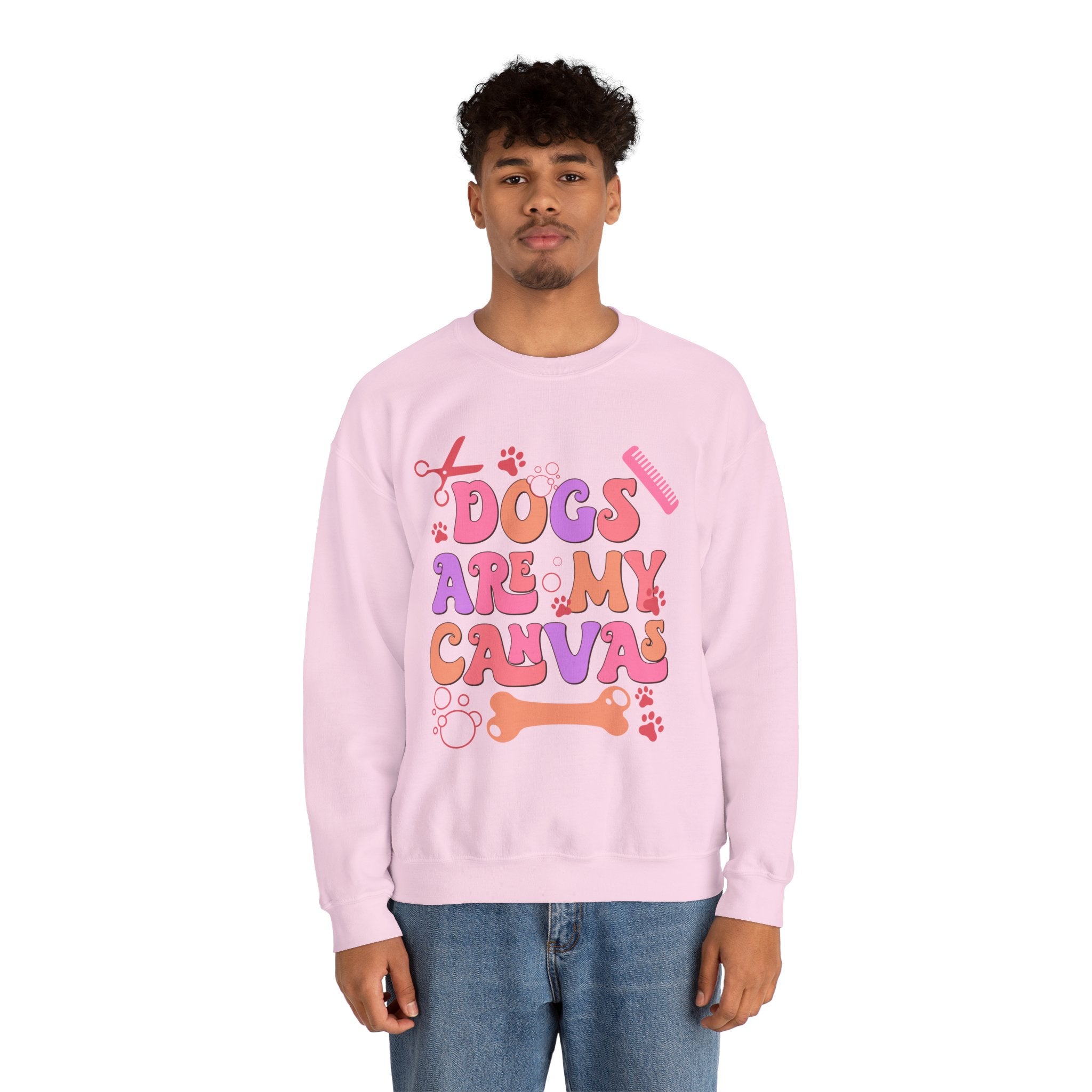 Dogs Are My Canvas Sweatshirt
