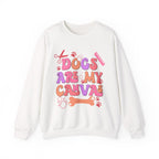 Dogs Are My Canvas Sweatshirt