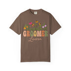 Personalized Floral Groomer Tee