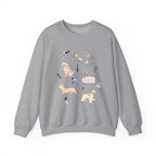 Dog Grooming Illustration Sweatshirt