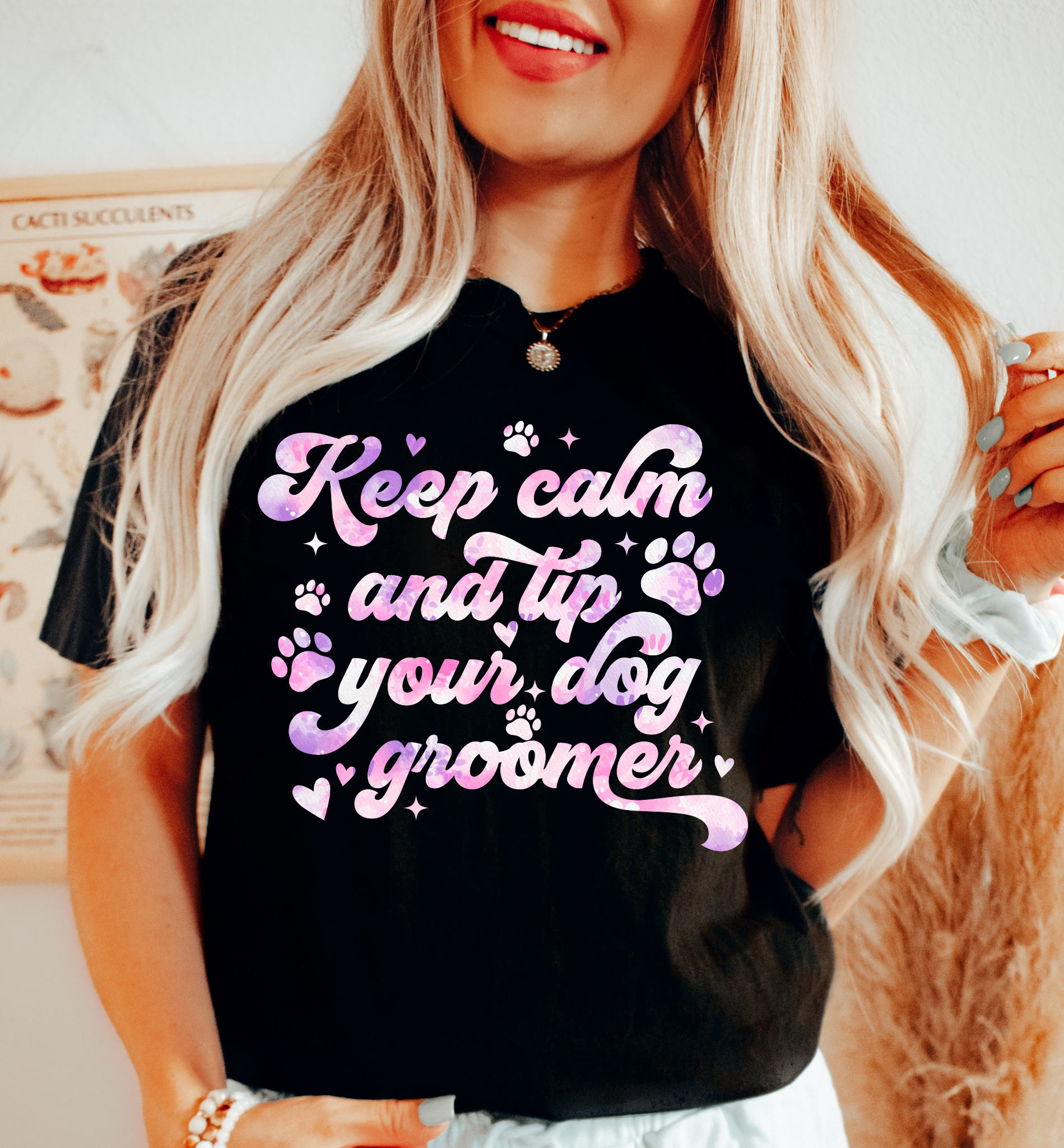 Keep Calm & Tip Your Groomer Tee