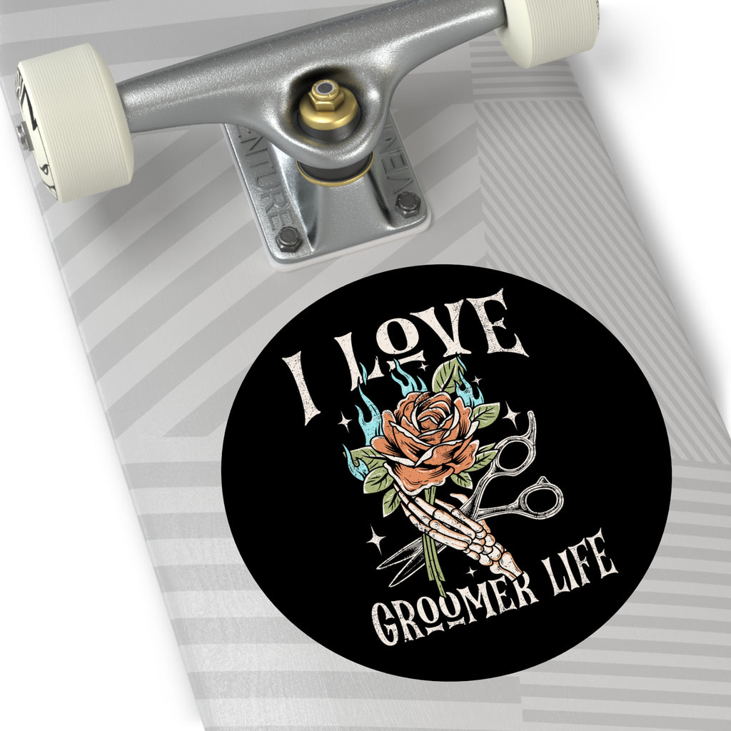 I Love Groomer Life Sticker