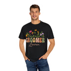 Personalized Floral Groomer Tee