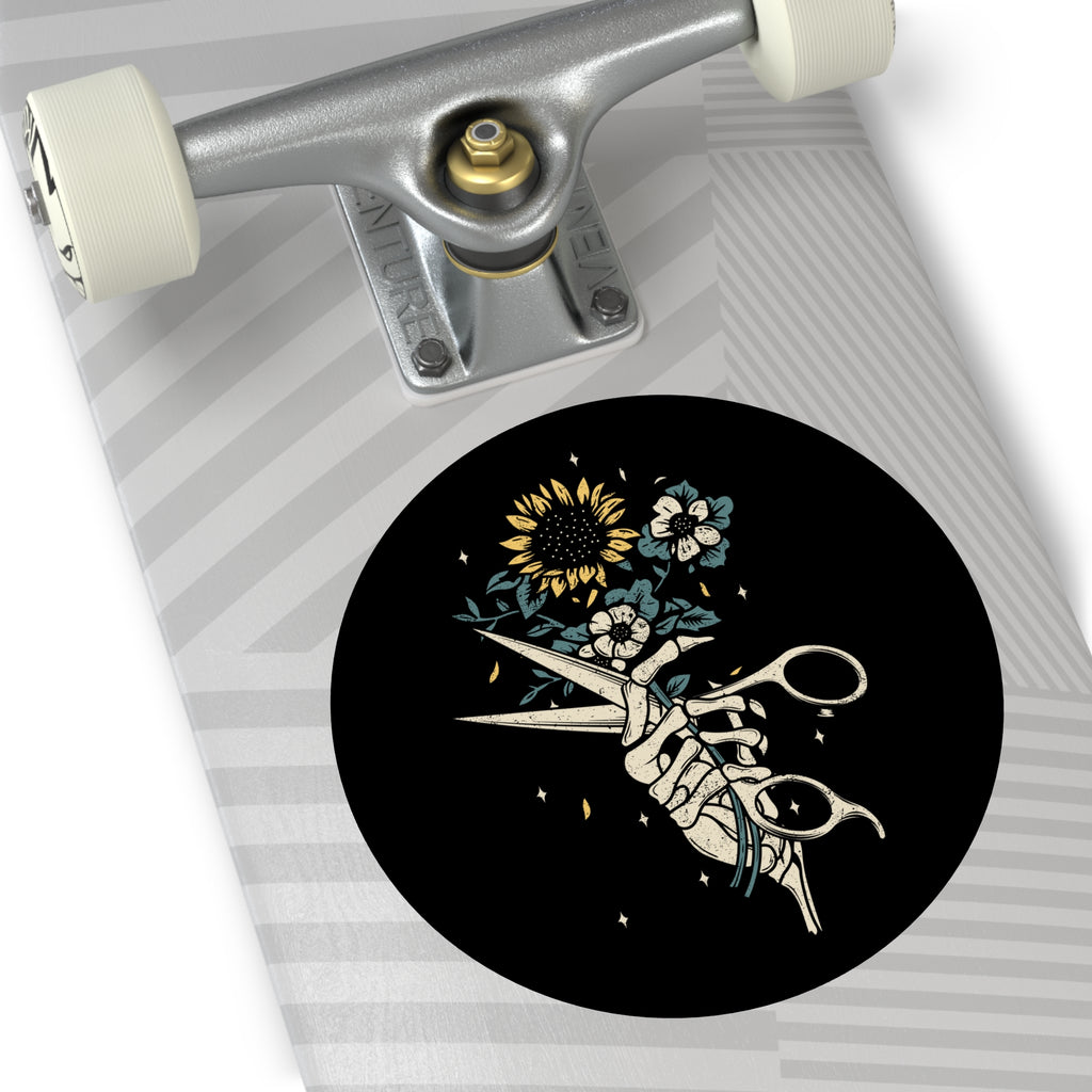 Botanical Scissors Sticker