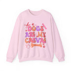 Dogs Are My Canvas Sweatshirt