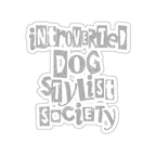 Introverted Dog Stylist Society Car Decal Sticker