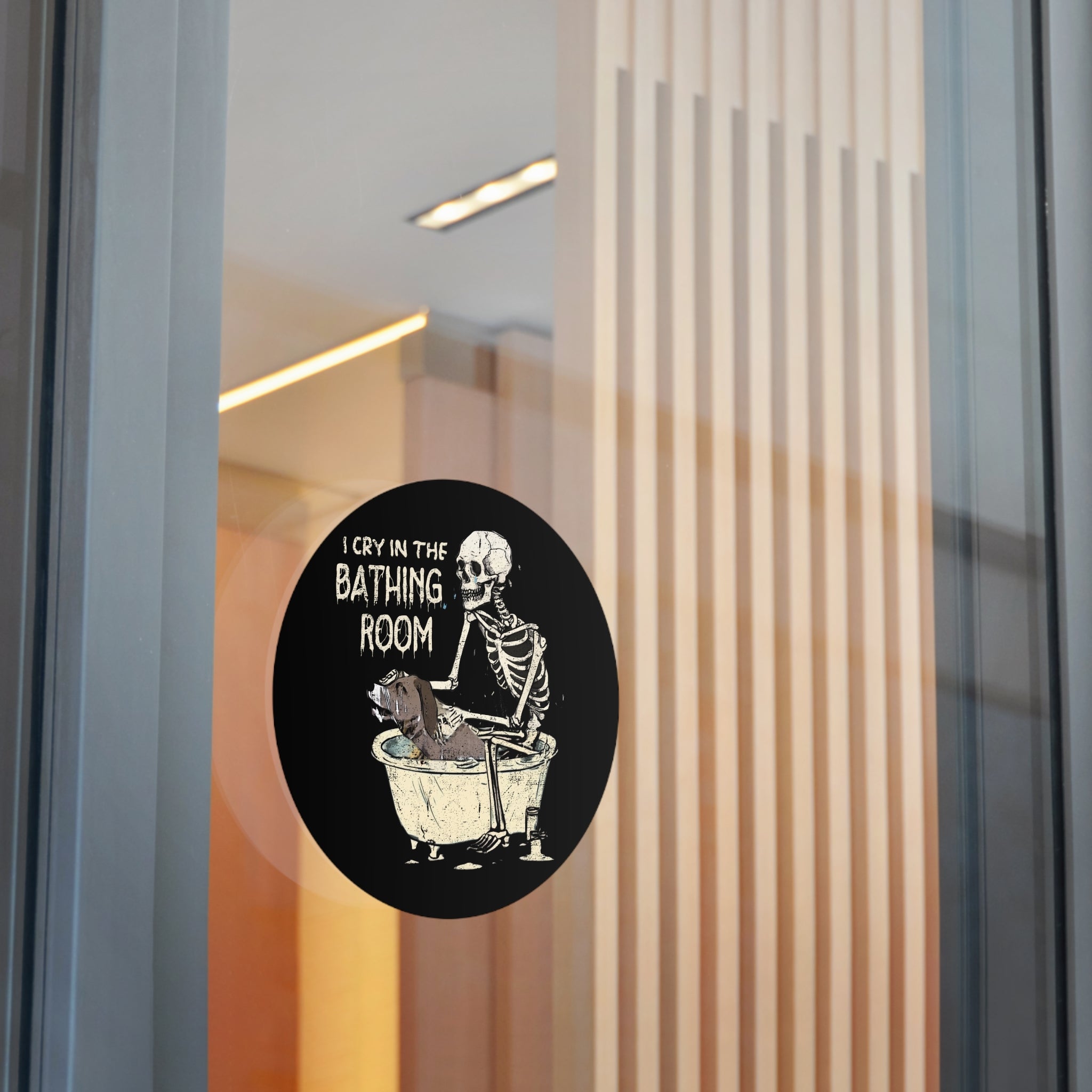 I Cry In The Bathing Room Sticker