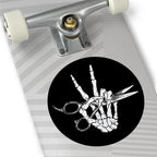 Skeleton Shears Sticker